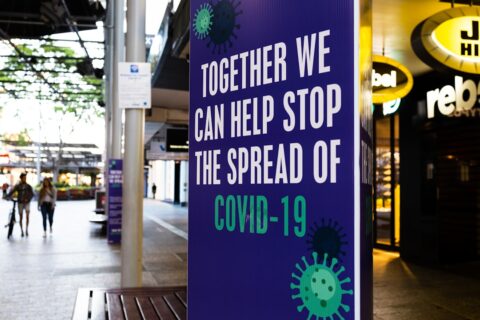 covid sign