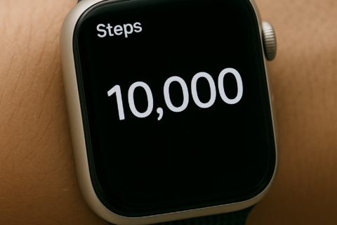 Watch recording 10000 steps