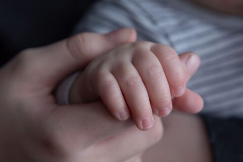 hand holding